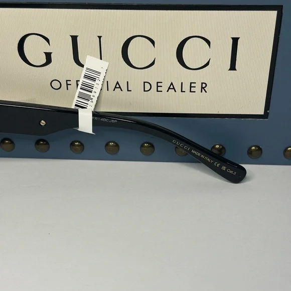 New- Authentic Gucci Sunglasses Men's GG0979S 001 Black/Grey 59-15-140mm
